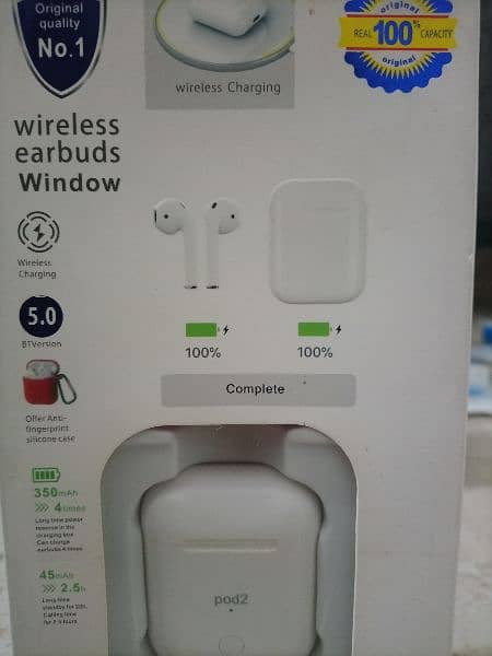 USA Imported Stereo Airpods Earbuds for apple Touch Control wireless 4