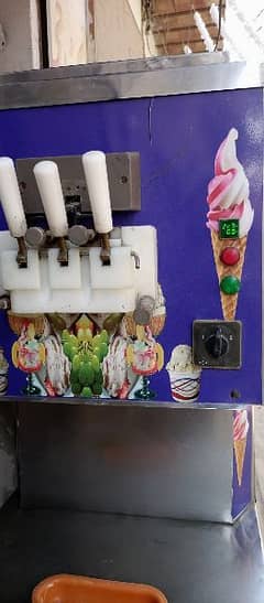 ice crame machine double flavor high colling capicity