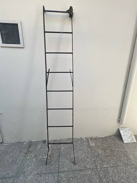 Iron Stairs Ladder Solid Iron 8 feet long 0