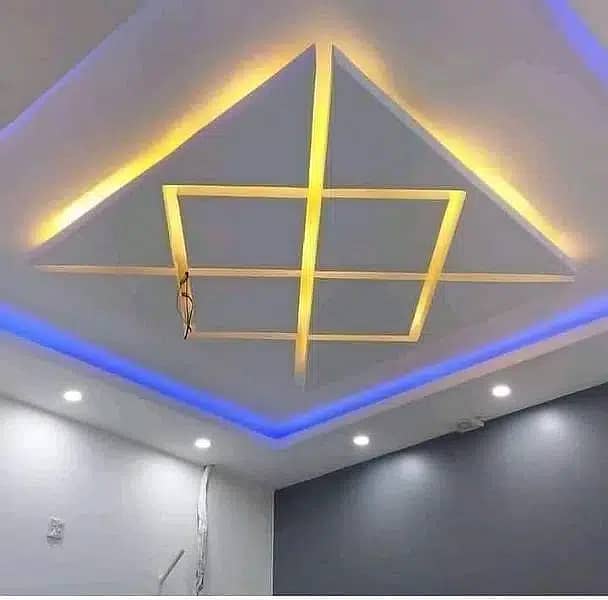 pop false ceiling New Fancy Designs, Wallpaper, Flooring, Pvc Panel 6