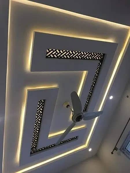 pop false ceiling New Fancy Designs, Wallpaper, Flooring, Pvc Panel 12