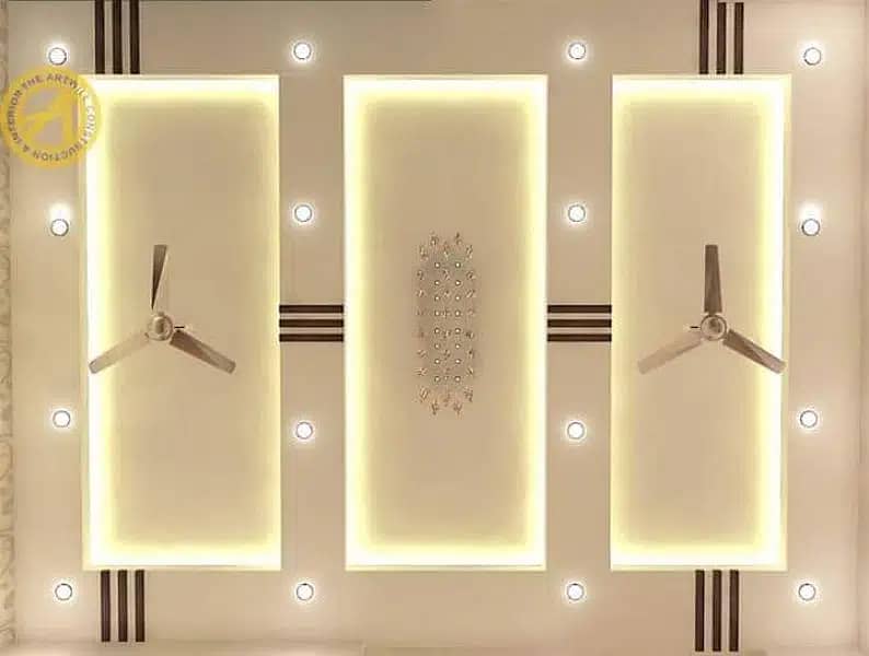 pop false ceiling New Fancy Designs, Wallpaper, Flooring, Pvc Panel 16