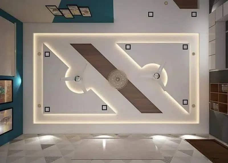 pop false ceiling New Fancy Designs, Wallpaper, Flooring, Pvc Panel 17