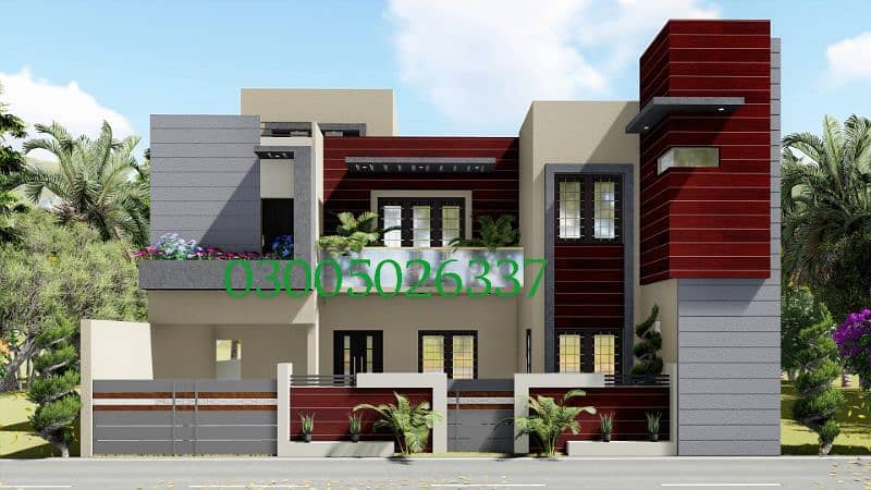 House design Architect in Rawalpindi naqsha Map AutoCAD hiring drawing 0