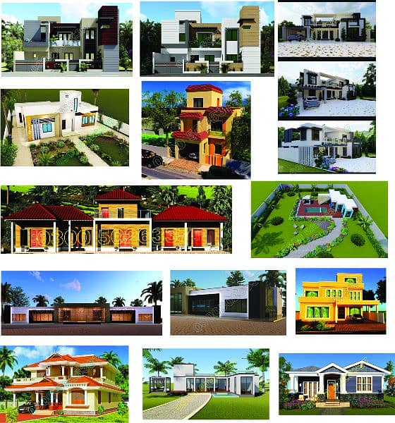 House design Architect in Rawalpindi naqsha Map AutoCAD hiring drawing 2