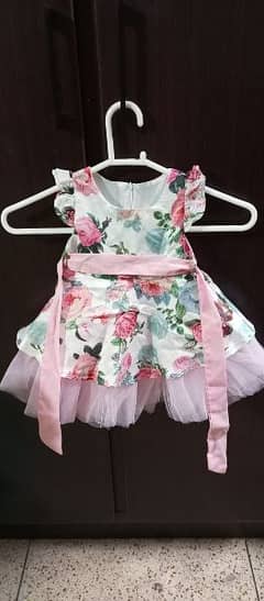 Imported Baby Girl frill frock 0