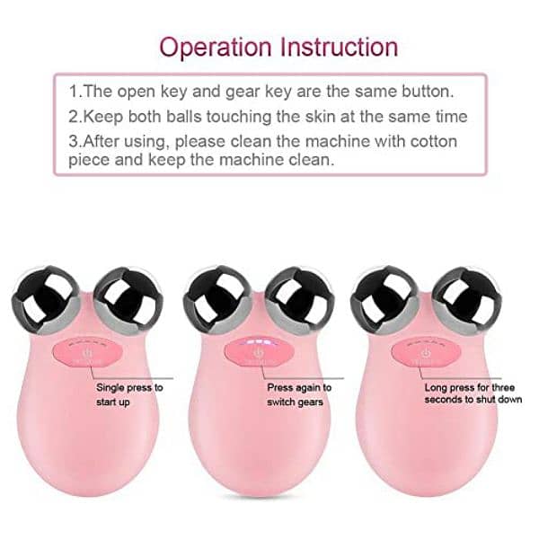 Y Shape 3D Roller Face massager Lifting Tightening Face Remove wrinkle 2
