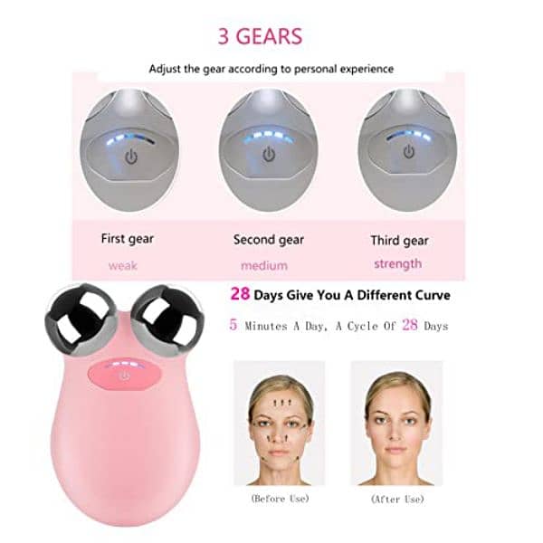 Y Shape 3D Roller Face massager Lifting Tightening Face Remove wrinkle 3