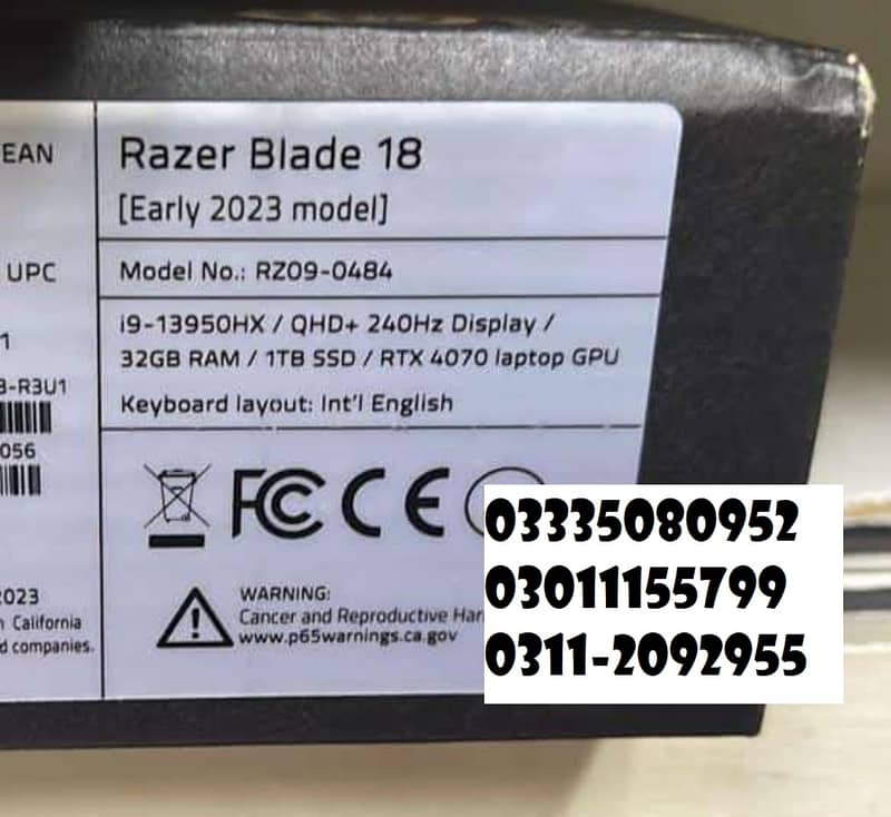 Razer Blade 15 Core i7, 12th Gen with RTX 3080Ti Box PACKED 1
