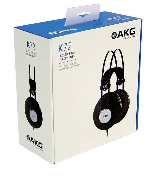 Akg K72 Closed-Back Studio Monitor Headphones 0