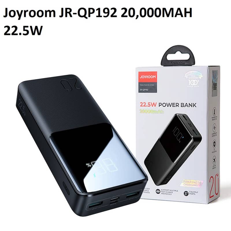 Joyroom 10000mah 20000mah 22.5W JR-QP191 JR QP192 Power Bank QP 191 2 1