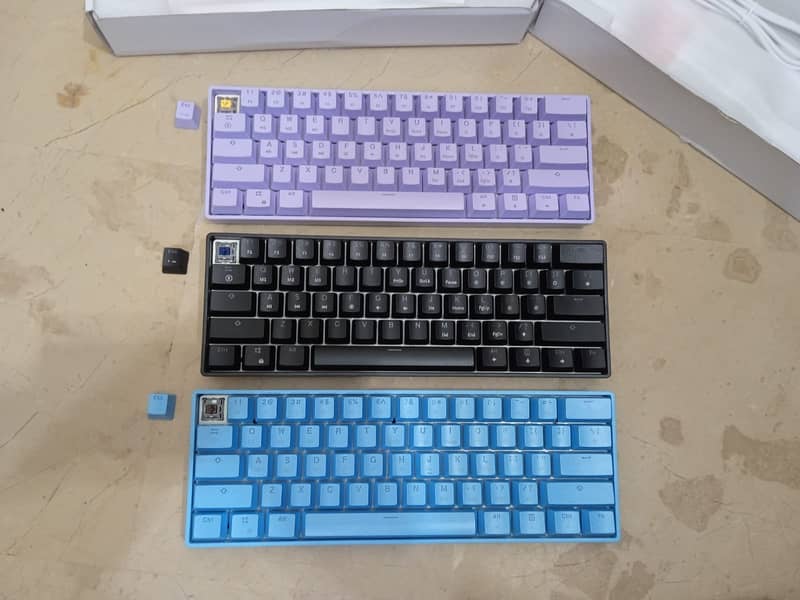 60% 65% 70% Mechanical Gaming Keyboard Available HK Gaming GK61 8