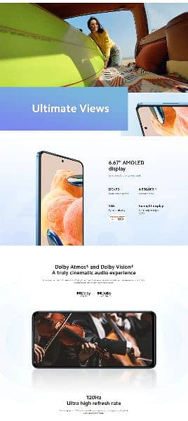 Redmi Note 12 Pro 8GB 256GB PTA Approved With 1 Year Official Warranty 2
