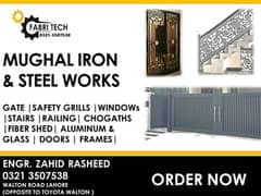 Main Gate, Safety Grills, Doors, Chogaths, Stairs, Railling, SS, shed