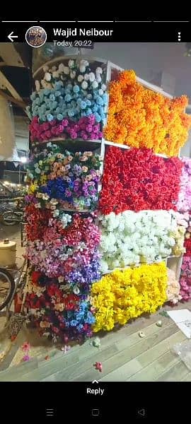 we deal in all kind of artificial important flowers 16