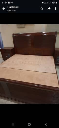 king size wooden bed set