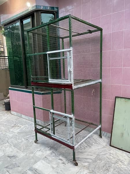 Cage Large size 2 Portion for birds pets 2