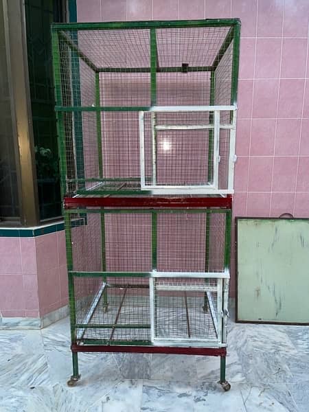 Cage Large size 2 Portion for birds pets 3