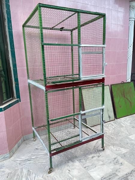 Cage Large size 2 Portion for birds pets 4