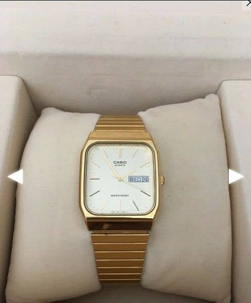 Original Casio Gold Plated Watch for Sale 2