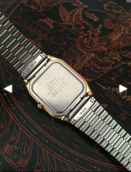 Original Casio Gold Plated Watch for Sale 4