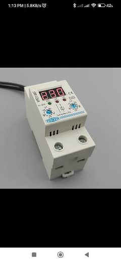 60A 220V adjustable automatic generator reconnect over voltage and