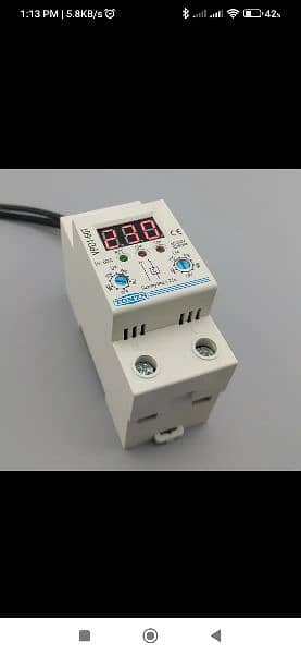 60A 220V adjustable automatic generator reconnect over voltage and 0