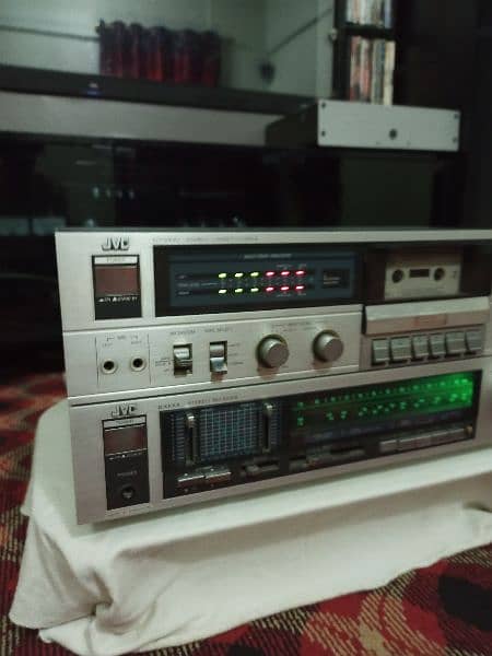 JVC Stereo Amplifier & Cassette system 1