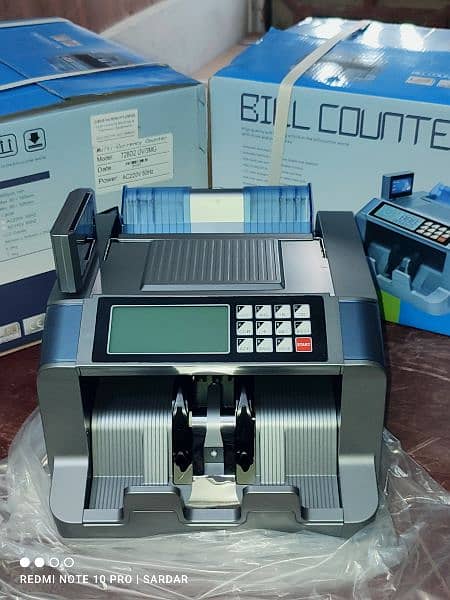 cash counting machine Mix currency counting fake note detection machin 2