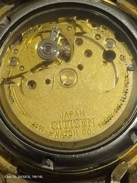 Citizen sports Automatic watch Gold Edition 1