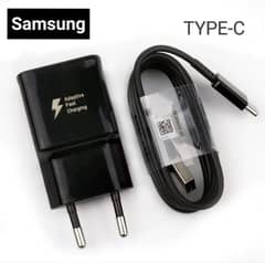 SAMSUNG FAST CHARGER WITH TYPE-C BEST QUALITY CABLE