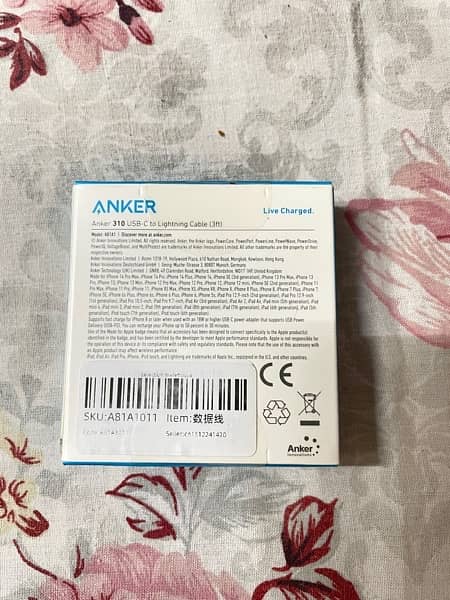 Anker high quality MFi certified USB C to Lightning Cables for iPhones 4