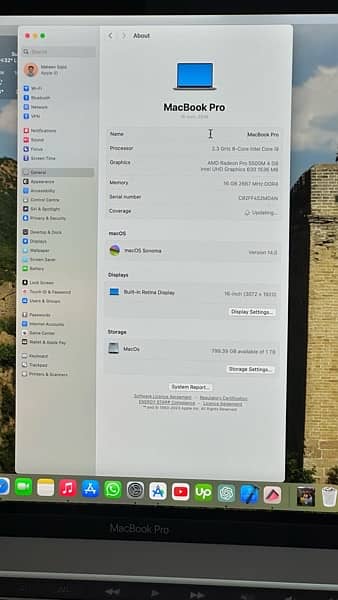 Macbook Pro 2019 16 Inch Core i9 1TB 1