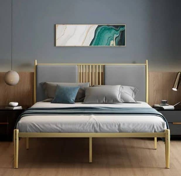 Metal Made Heavy King Size Bed 2
