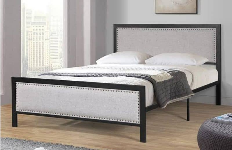 Metal Made Heavy King Size Bed 8