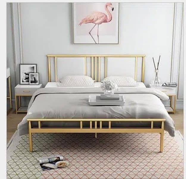 Metal Made Heavy King Size Bed 10