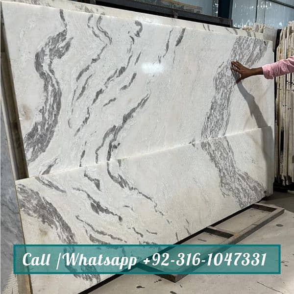 luxury imported white marble slabs 5