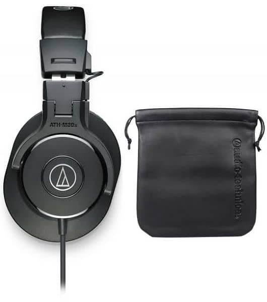 Audio Technica Ath M30x Studio Monitor Headphones 0