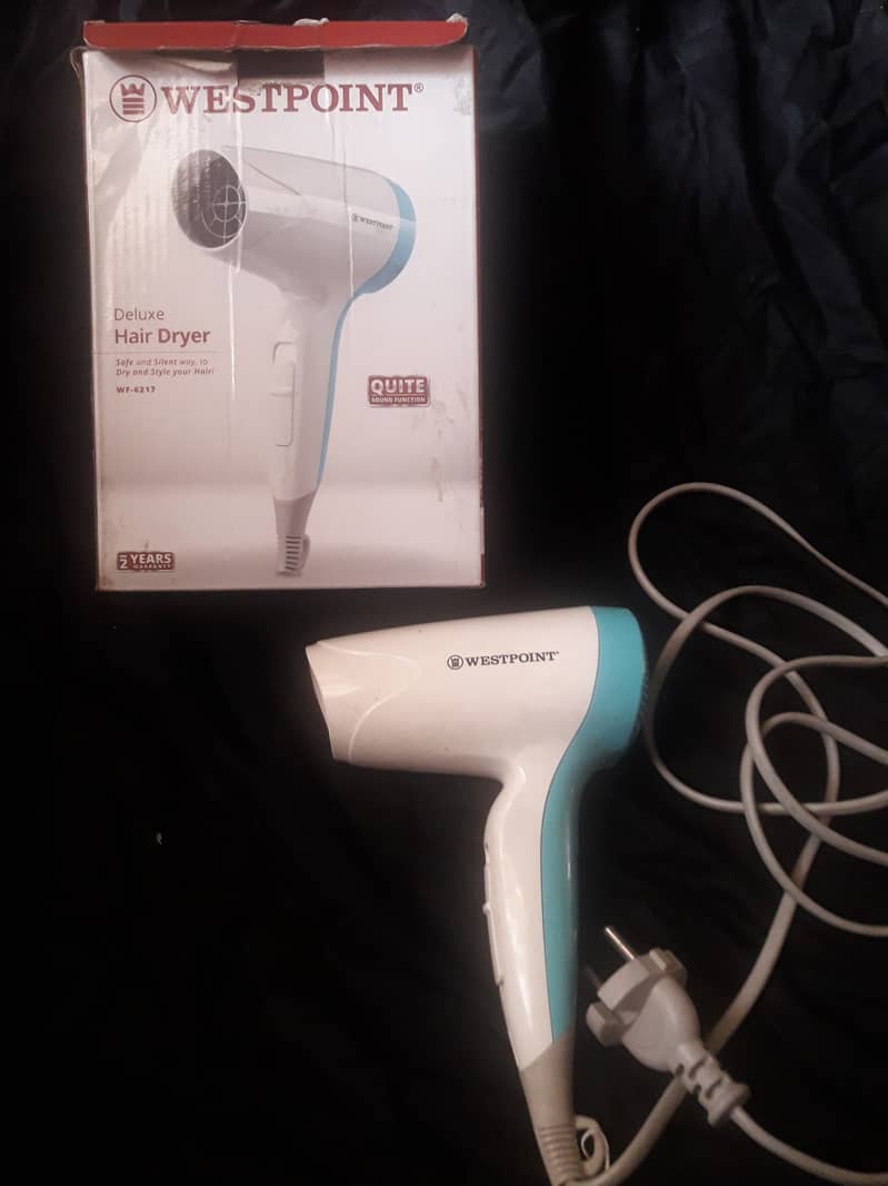 Westpoint hair dryer and nova hair straightener 0