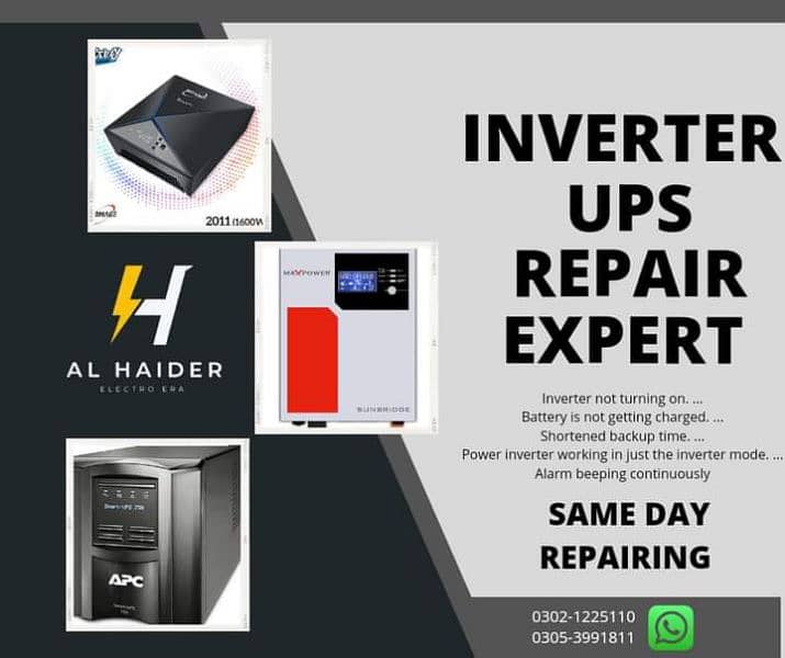 Ac card repair services/solar inverter repair/ups/ac pcb repair/led tv 5