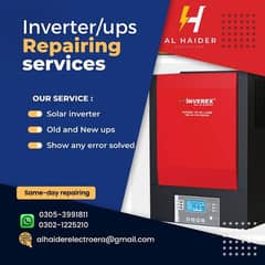 Ups/solar inverter repairing services/ac card repairing/ac repair/pcb