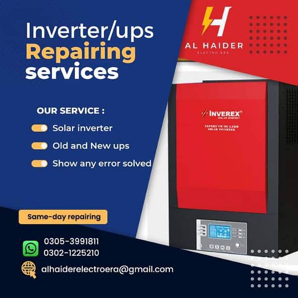 Ac card repairing/solar inverter repairing services/ups/ac repair/pcb 2
