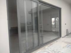 double glaze aluminum window openable door 12mm glass partition mirror