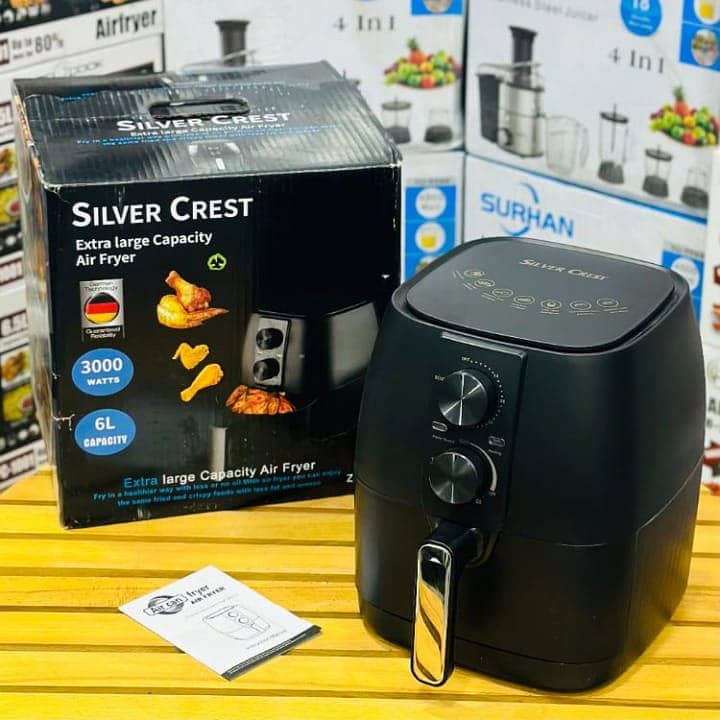 New) Silver Crest Healthy Air Fryer - 6.0 Liter Capacity 0