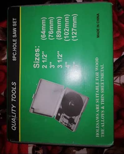 Sealing Led light Cutter for dril machine 8pcs