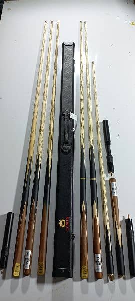 3 models of OMIN high quality professional cues available for sale 8