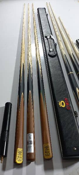 3 models of OMIN high quality professional cues available for sale 9
