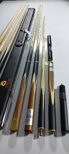 3 models of OMIN high quality professional cues available for sale 10