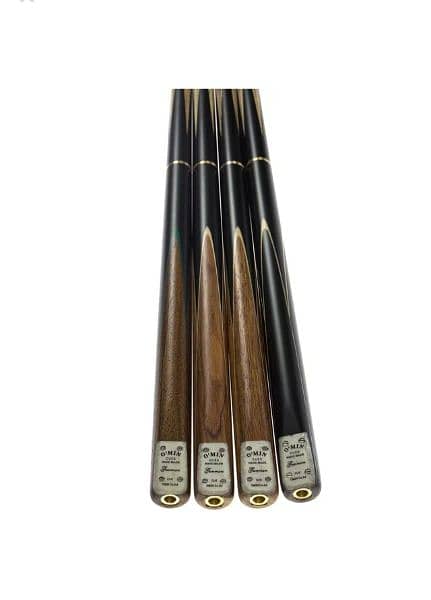 3 models of OMIN high quality professional cues available for sale 12
