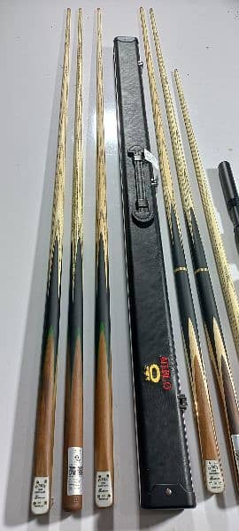 3 models of OMIN high quality professional cues available for sale 14